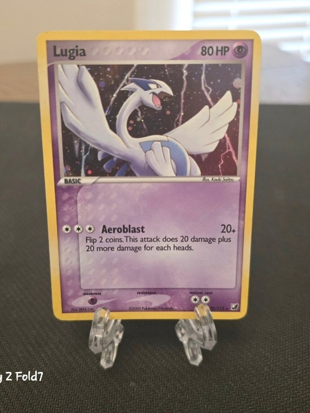 N/M! Pokemon 2005 Lugia- Cosmos Holo- Rare #29/115 (Unseen Forces)